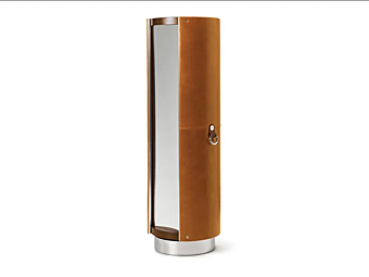 Шкаф с зеркальными дверями и кожаной отделкой i 4 Mariani Tucroma фабрика i 4 Mariani из Италии