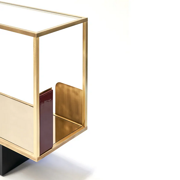 Прямоугольный консольный стол из латуни MARIONI Sunset 02916 фабрика MARIONI из Италии. Фото №4