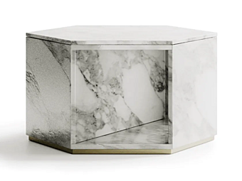 Шестиугольный мраморный кофейный стол Dedalo Capital Collection DE.TB фабрика Capital Collection из Италии
