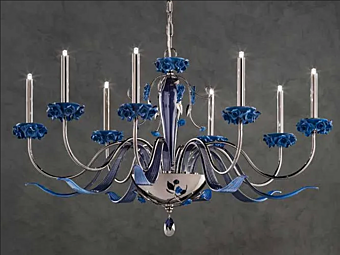 Кристаллическая люстра с кристаллами Сваровски Euroluce Lampadari Bora L8 фабрика EUROLUCE LAMPADARi из Италии