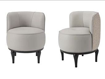 Кресло из кожи с мягкой спинкой AR INTERIORS Dilan D62 фабрика AR Interiors из Италии