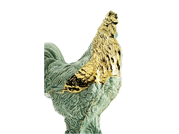 Керамическая скульптура курицы MARIONI POP HEN 00421G фабрика MARIONI из Италии. Фото №4