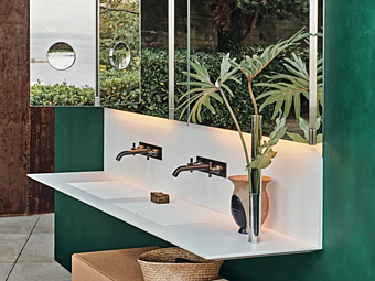 Столешница с раковиной из кориана  Ell AGAPE фабрика Agape из Италии