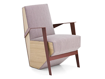 Кресло с подлокотниками обитое тканью MOROSO Silver Lake SLA061 фабрика Moroso из Италии