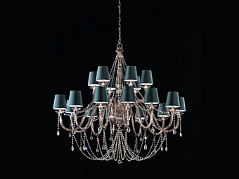 Люстра с кристаллами Сваровски Arcobaleno L12 6 Euroluce Lampadari фабрика EUROLUCE LAMPADARi из Италии