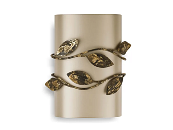 Металлическая настенная лампа большого размера Folia Abrissi 11107 фабрика ABRISSI из Италии