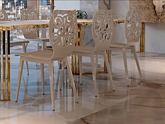 Стул с мягкой спинкой из ткани Symphony Infinity Bizzotto Italia Стул с мягкой спинкой из ткани Symphony Infinity Bizzotto Italia фабрика Bizzotto Italia из Италии
