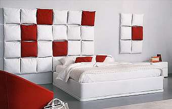 Кровать OLIVIERI Pixel LE470 - N + CS370_1 фабрика OLIVIERI из Италии