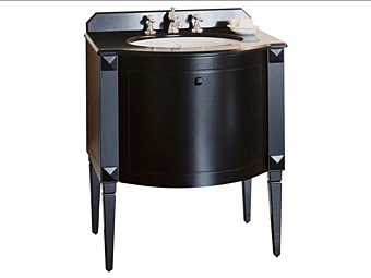 Унитаз с раковиной в классическом стиле черного цвета Gentry Home Chester фабрика Gentry Home из Италии