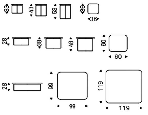 Стол журнальный CATTELAN ITALIA Studio Kronos BENNY фабрика CATTELAN ITALIA из Италии. Фото №14