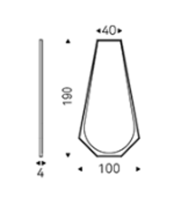 Зеркало CATTELAN ITALIA osca Design SAUTERN фабрика CATTELAN ITALIA из Италии. Фото №3