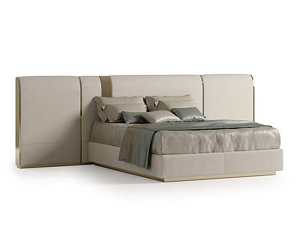 Двуспальная кровать с обитой спинкой BIZZOTTO ITALIA Ginko 490 A фабрика Bizzotto Italia из Италии. Фото №1