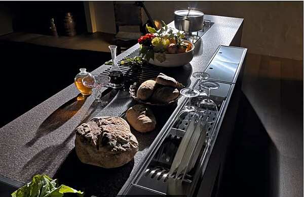 Кухня VALCUCINE Artematica Noce Tattile фабрика VALCUCINE из Италии. Фото №5