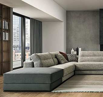 Пуф с мягкой обивкой BODEMA Dallas DALS33 фабрика BODEMA из Италии