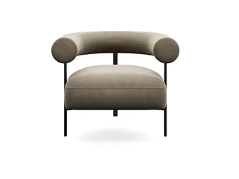 Кресло с обитой спинкой из ткани Toro Liu Jo Living Collection фабрика Liu Jo Living Collection из Италии