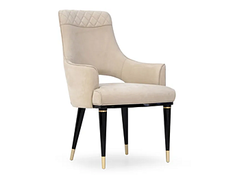 Кресло с обивкой из кожи и мягкой спинкой FORMITALIA Dome фабрика FORMITALIA из Италии