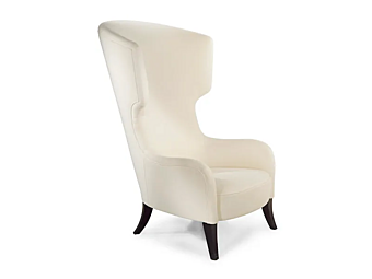 Кресло с мягкой спинкой из ткани Dracena MARIONI I0021 фабрика MARIONI из Италии