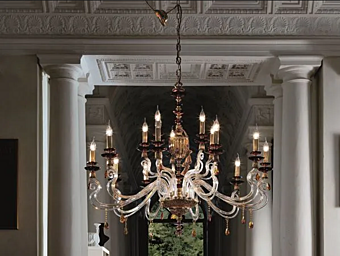 Люстра с кристаллами Сваровски Elsa L10 5 Euroluce Lampadari Люстра с кристаллами Сваровски Elsa L10 5 Euroluce Lampadari фабрика EUROLUCE LAMPADARi из Италии
