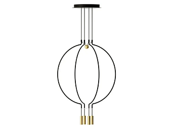 Подвесная лампа из металла с LED подсветкой AXOLIGHT Liaison Spliaix4 Подвесная лампа из металла с LED подсветкой AXOLIGHT Liaison Spliaix4 фабрика Axolight из Италии