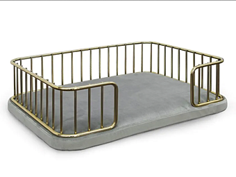 Кожаная собачья корзина FORMITALIA Charleston фабрика FORMITALIA из Италии