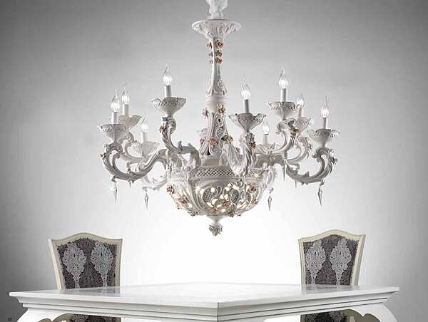 Люстра LORENZON LL.10/1/BS/SW/5-5FCreazioni Luminose фабрика LORENZON (F.LLI LORENZON) из Италии. Фото №3