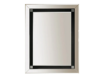 Зеркало настенное с рамой из стекла и кристаллов Gentry Home фабрика Gentry Home из Италии