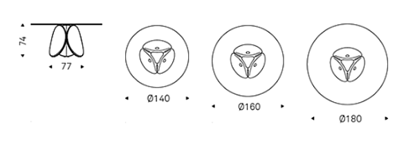 Обеденный Стол CATTELAN ITALIA Pio e Tito Toso MAXIM фабрика CATTELAN ITALIA из Италии. Фото №3