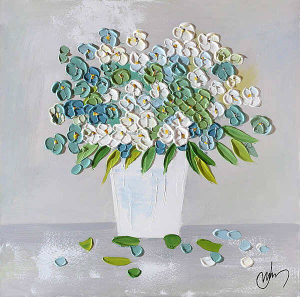 Картина итальянского художника, холст, масло Dipinto art. w417 60×60 фабрика BUBOLA&NAIBO из Италии. Фото №2