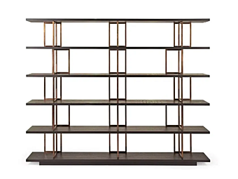 Секционный деревянный книжный шкаф Borzalino Kris фабрика Borzalino из Италии