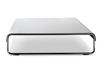 Кофейный стол из низкокожаной кожи и стали i 4 Mariani ADD LOOK фабрика i 4 Mariani из Италии