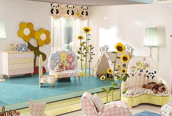 Диван ALTA MODA Cirl and Boy HAPPY FLOWERS  фабрика ALTA MODA из Италии. Фото №3